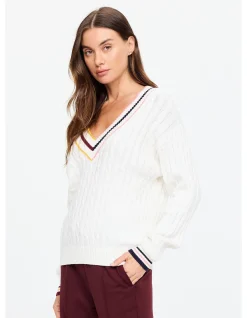 Josette V Neck Knit Sweater