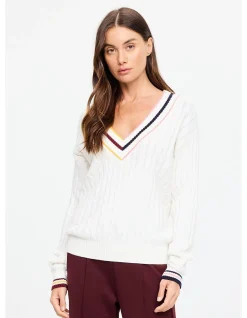 Josette V Neck Knit Sweater