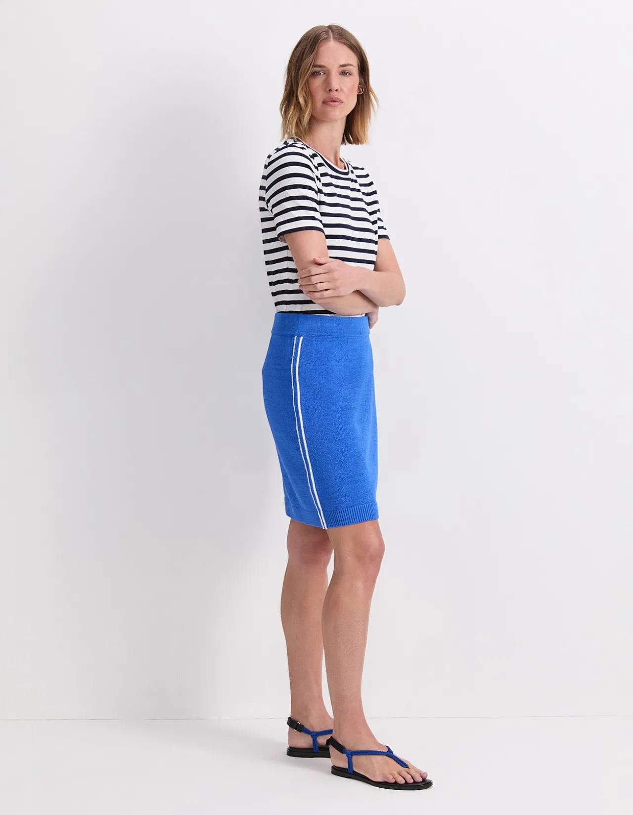 JOSIE TAPE YARN KNIT SKIRT