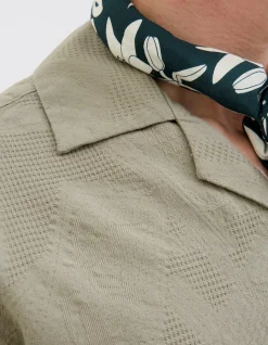 Jprbluluke Jacquard Resort Short Sleeve Shirt