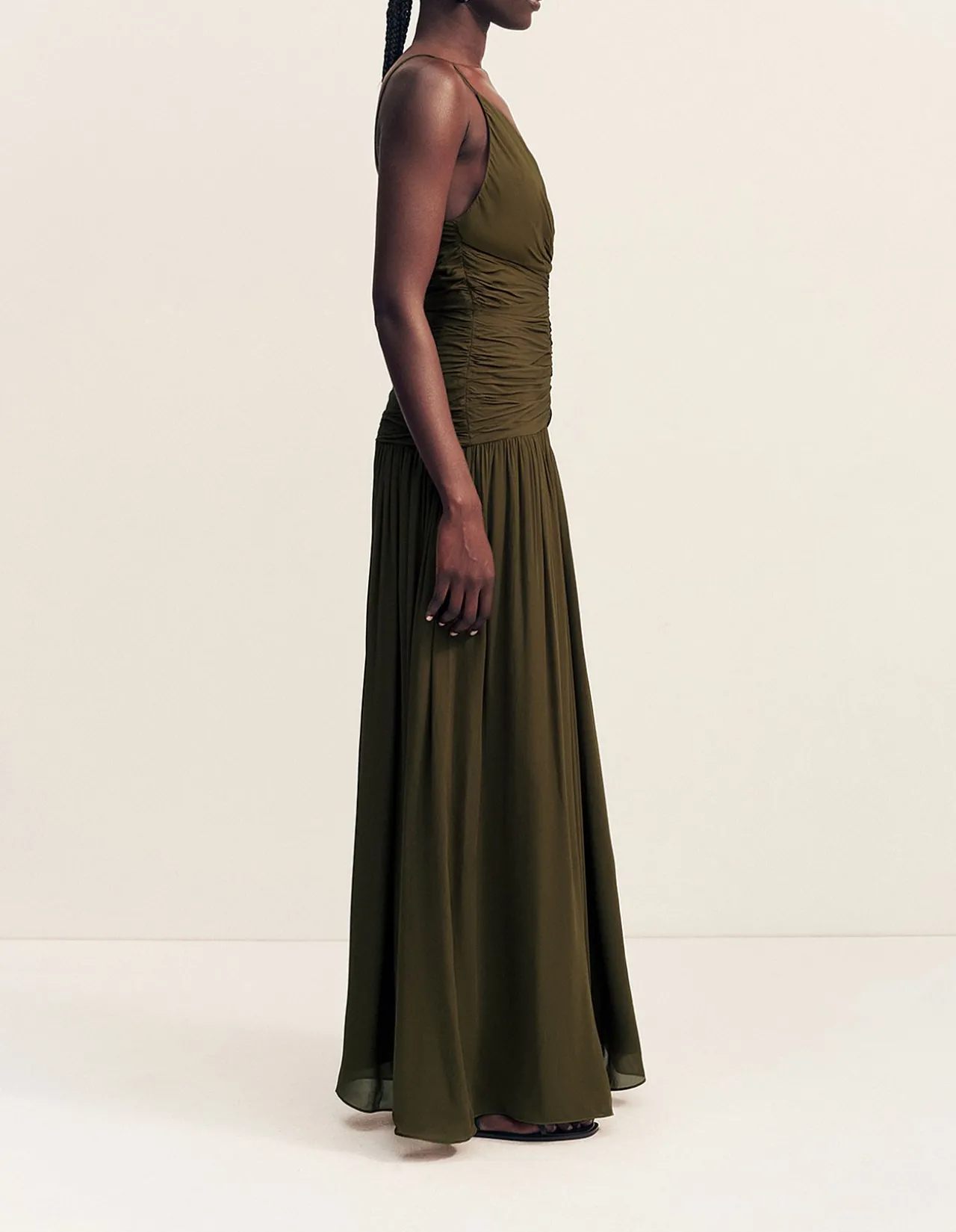 Juno Gathered Bodice Maxi Dress