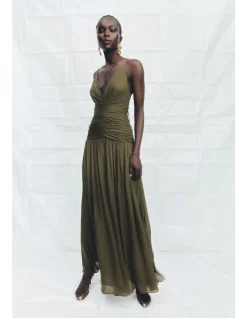Juno Gathered Bodice Maxi Dress