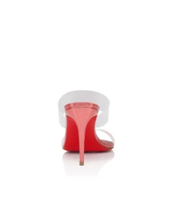 JUST NOTHING 85MM ECO TPU SATINATO GRAPEFRUIT SANDALS