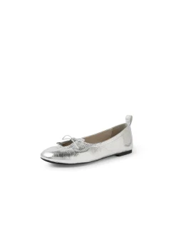 JUULIET MO SILVER CRACKLE LEATHER