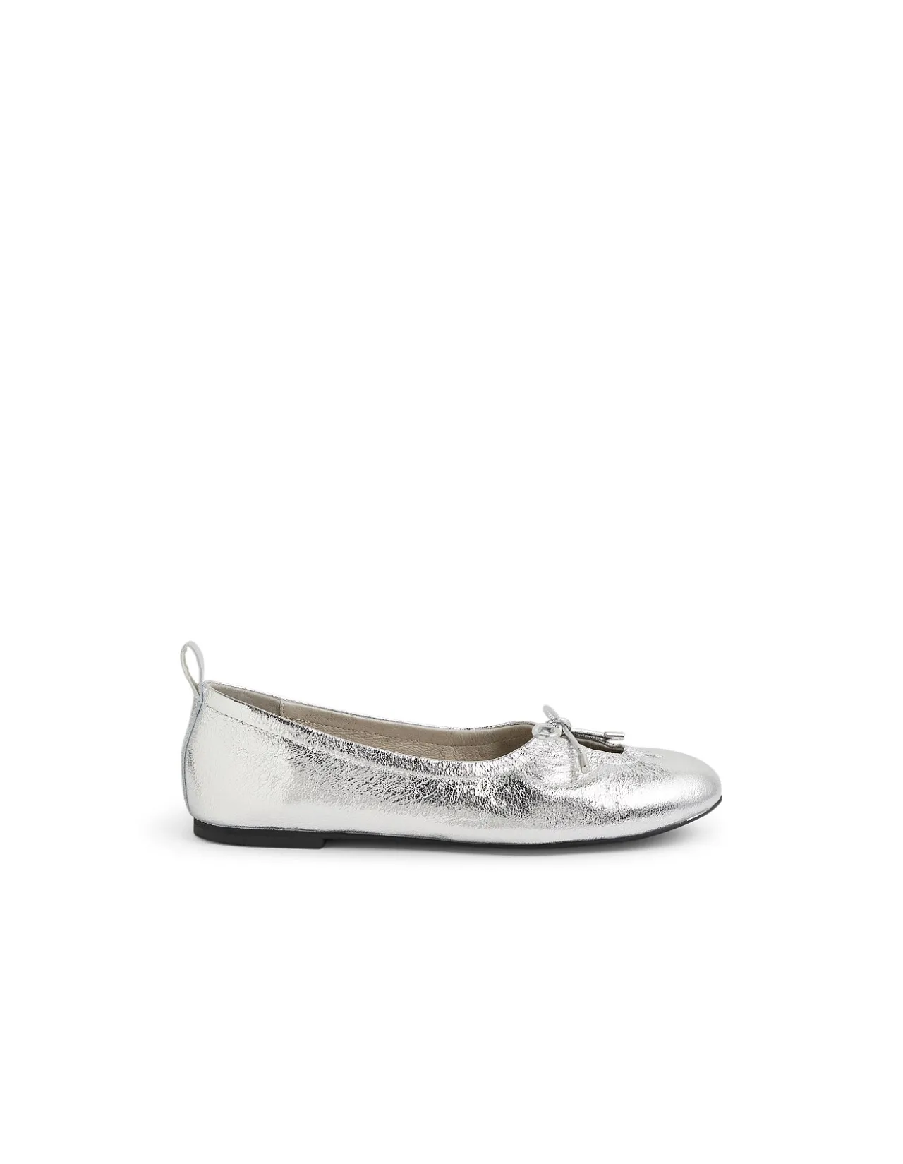 JUULIET MO SILVER CRACKLE LEATHER