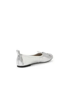 JUULIET MO SILVER CRACKLE LEATHER