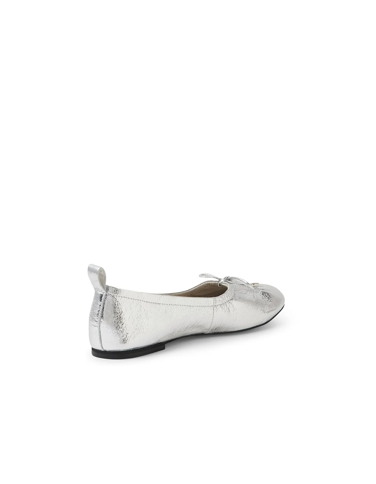 JUULIET MO SILVER CRACKLE LEATHER