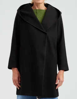 Kai Relaxed Hooded Knee Length Jacket