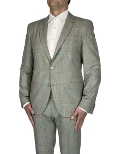 KAJO 2BTN SB FLP PCKT POW CHCK BLAZER