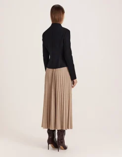 KARLA WOOL FITTED BIKER