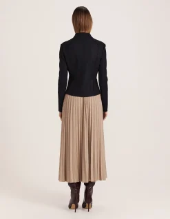KARLA WOOL FITTED BIKER
