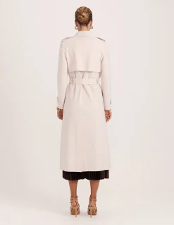 KARLA WOOL LONGLINE TRENCH COAT