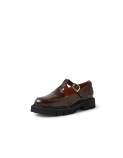 Kassiy Buckled T-Bar Chunky Sole Flats