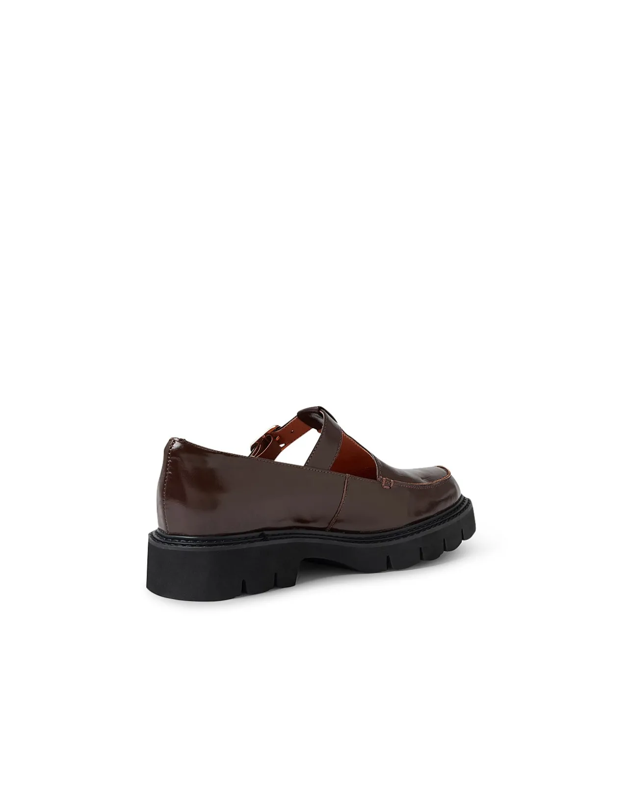 Kassiy Buckled T-Bar Chunky Sole Flats