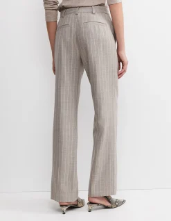 KATE WIDE LEG PINSTRIPE DRESS