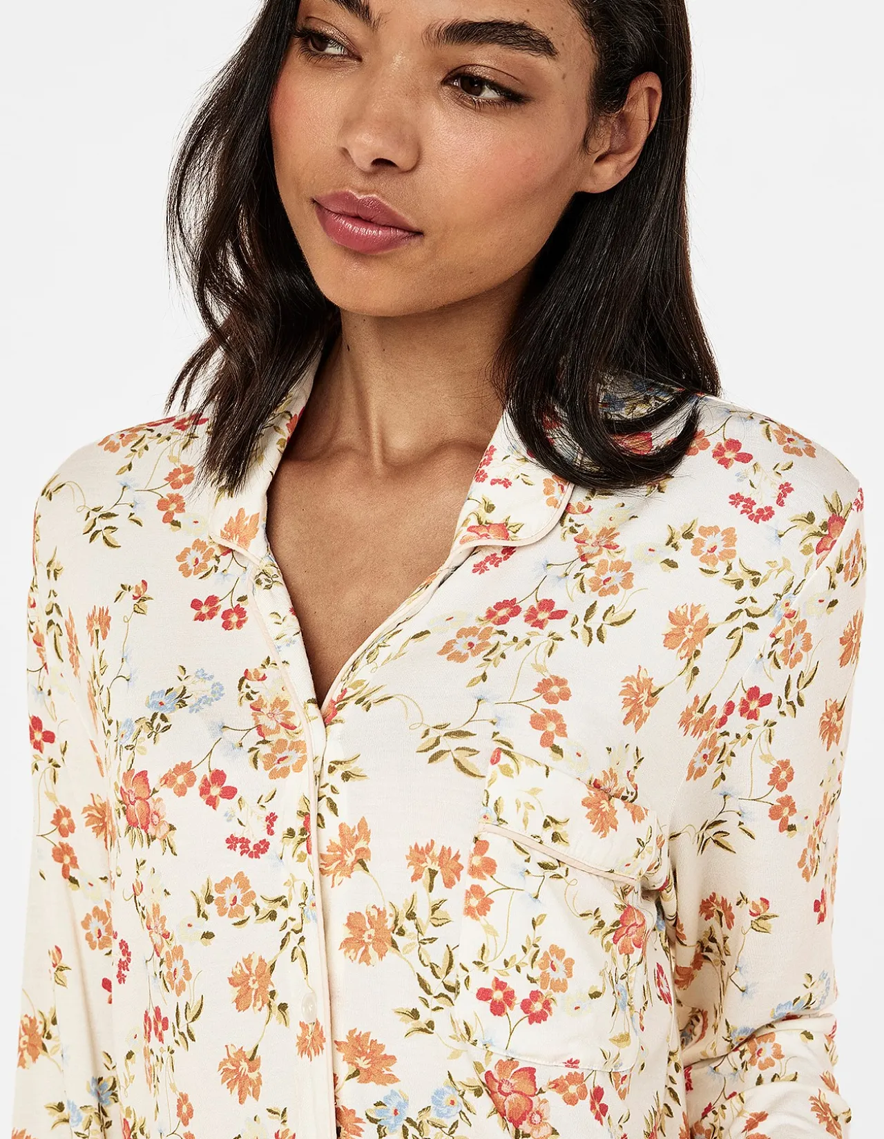 Kate Modal Soft Full Length PJ Set