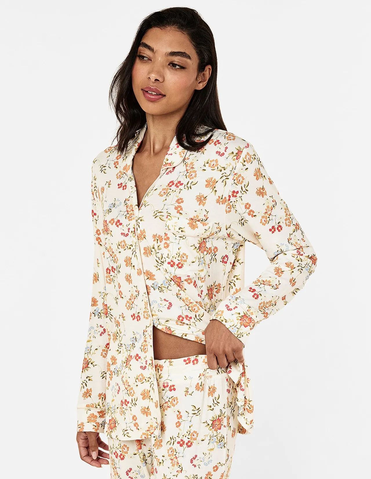 Kate Modal Soft Full Length PJ Set