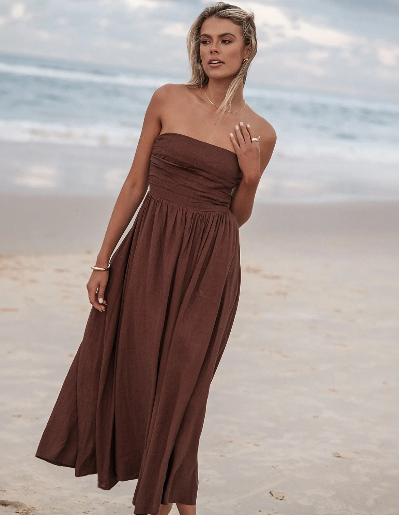 Kayt Strapless Dress