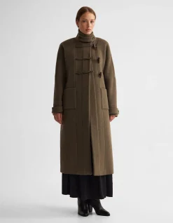 KERRY FUNNEL COLLAR DUFFLE COAT