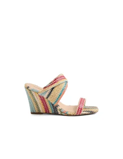 Ketay Woven High Wedge Sandals