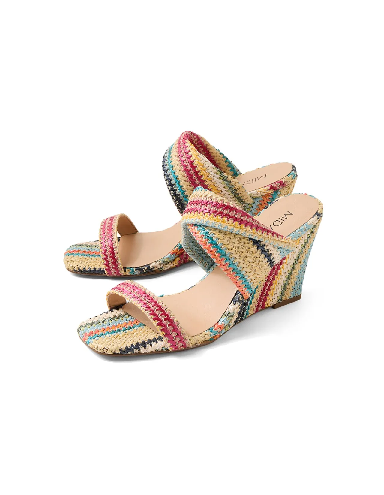 Ketay Woven High Wedge Sandals