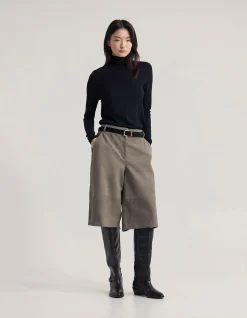 KIERA SUEDE BERMUDA SHORTS