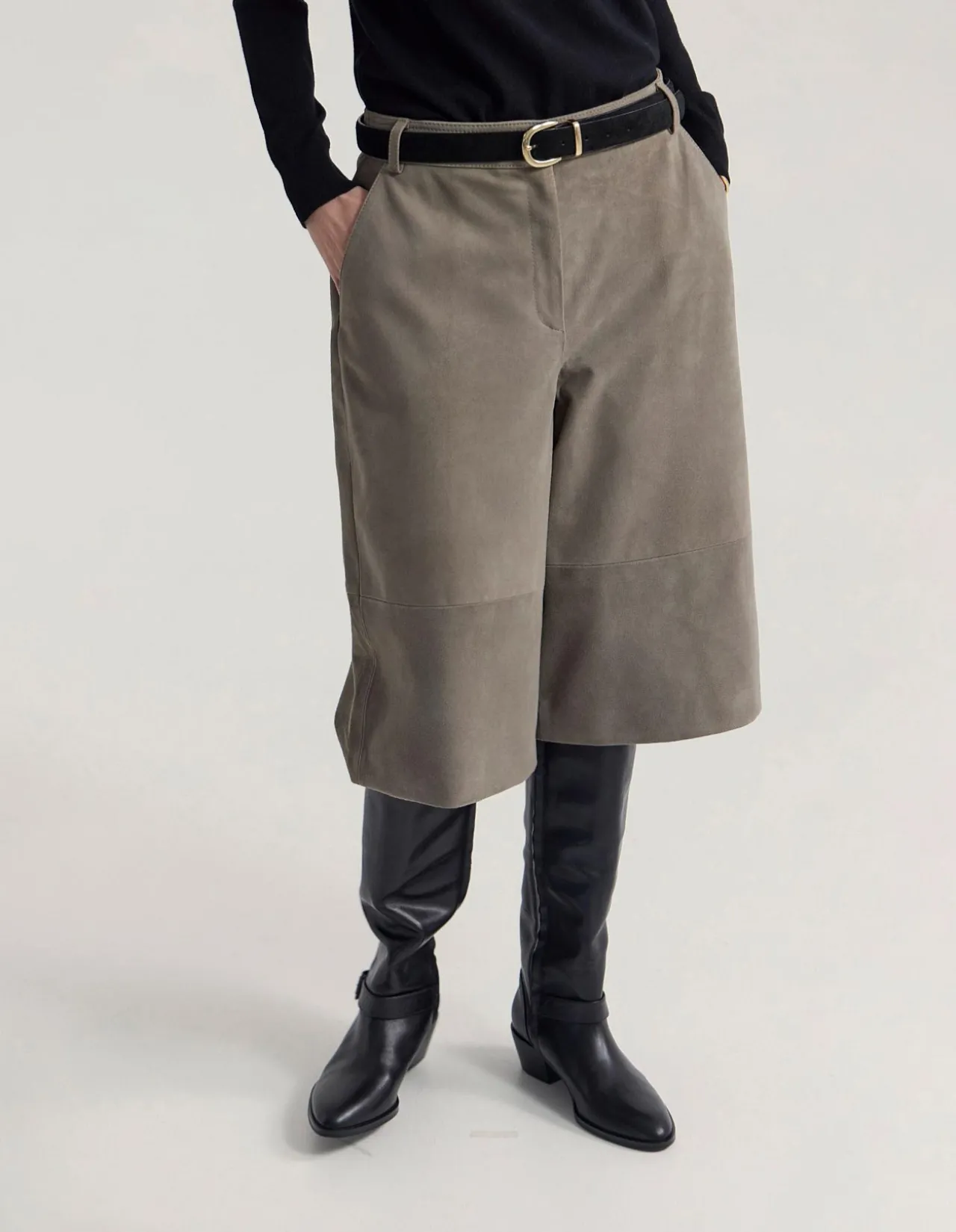 KIERA SUEDE BERMUDA SHORTS