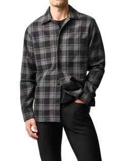KINGSLAND LONG SLEEVE SHIRT - MOSS