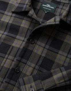 KINGSLAND LONG SLEEVE SHIRT - MOSS