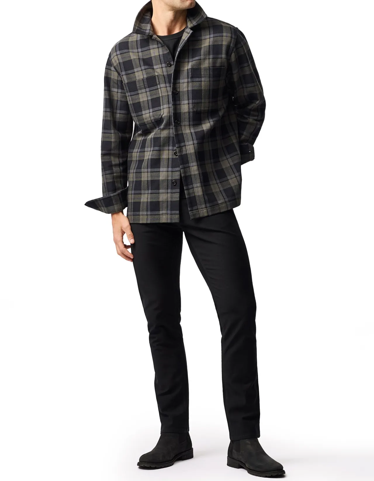 KINGSLAND LONG SLEEVE SHIRT - MOSS