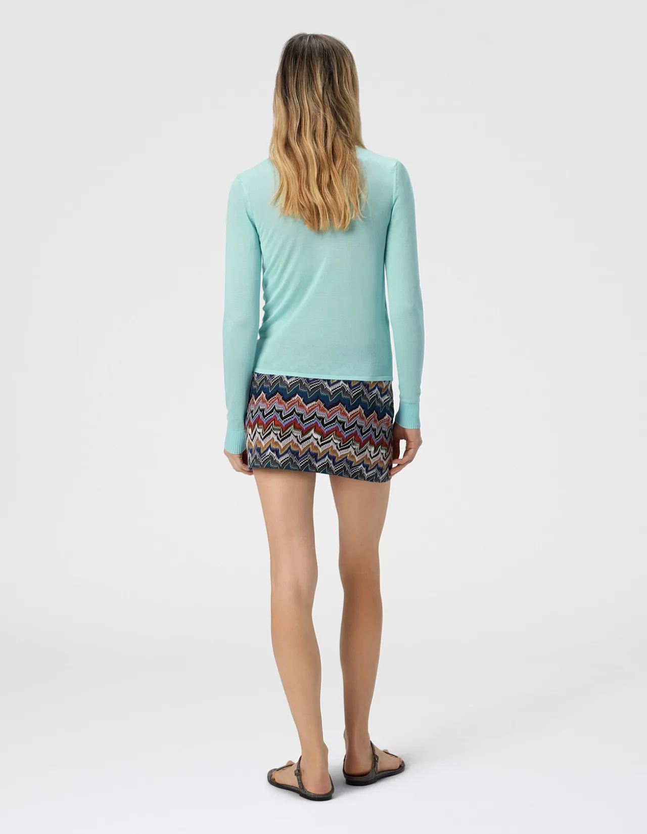 KNITTED ROLL NECK SWEATER