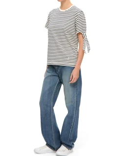 KNOT SLEEVE TSHIRT