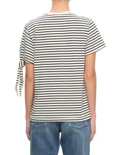 KNOT SLEEVE TSHIRT