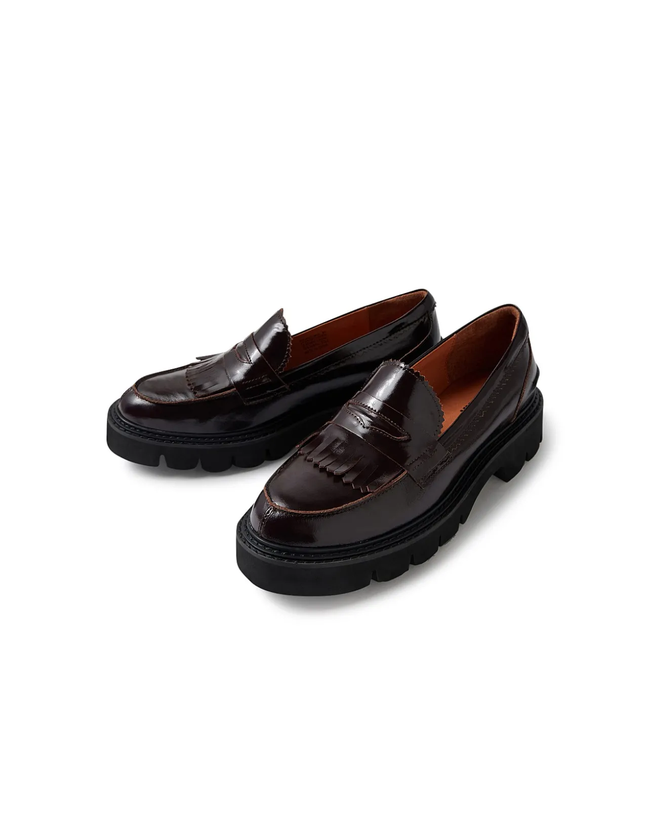 Koast Fringe Detail Chunky Loafers