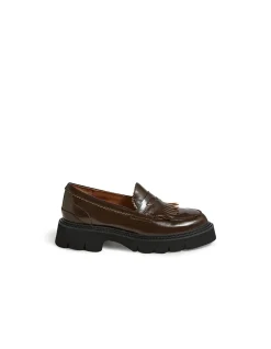 Koast Fringe Detail Chunky Sole Loafers