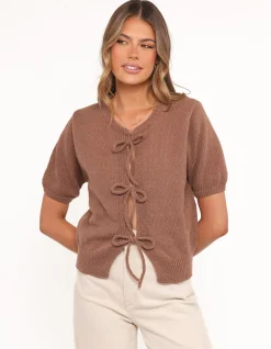 Koskie Tie Knit Top