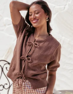 Koskie Tie Knit Top