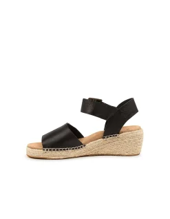 Kraig XF Black Leather Sandals