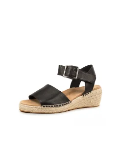 Kraig XF Black Leather Sandals