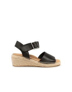 Kraig XF Black Leather Sandals