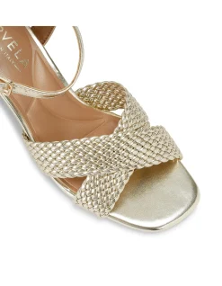Krypton Weave Block Leather Heel
