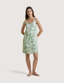 LA SOIE SLIP DRESS MEDIUM IN WHISPER GREEN