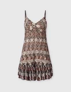 LACE SLIP SLEEVELESS DRESS