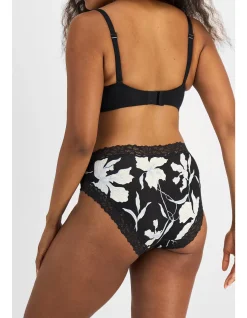 LACETAILS VISCOSE BAMBOO PRINT BIKINI BRIEF