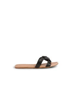 Lacidy Knotted Strap Flat Slides