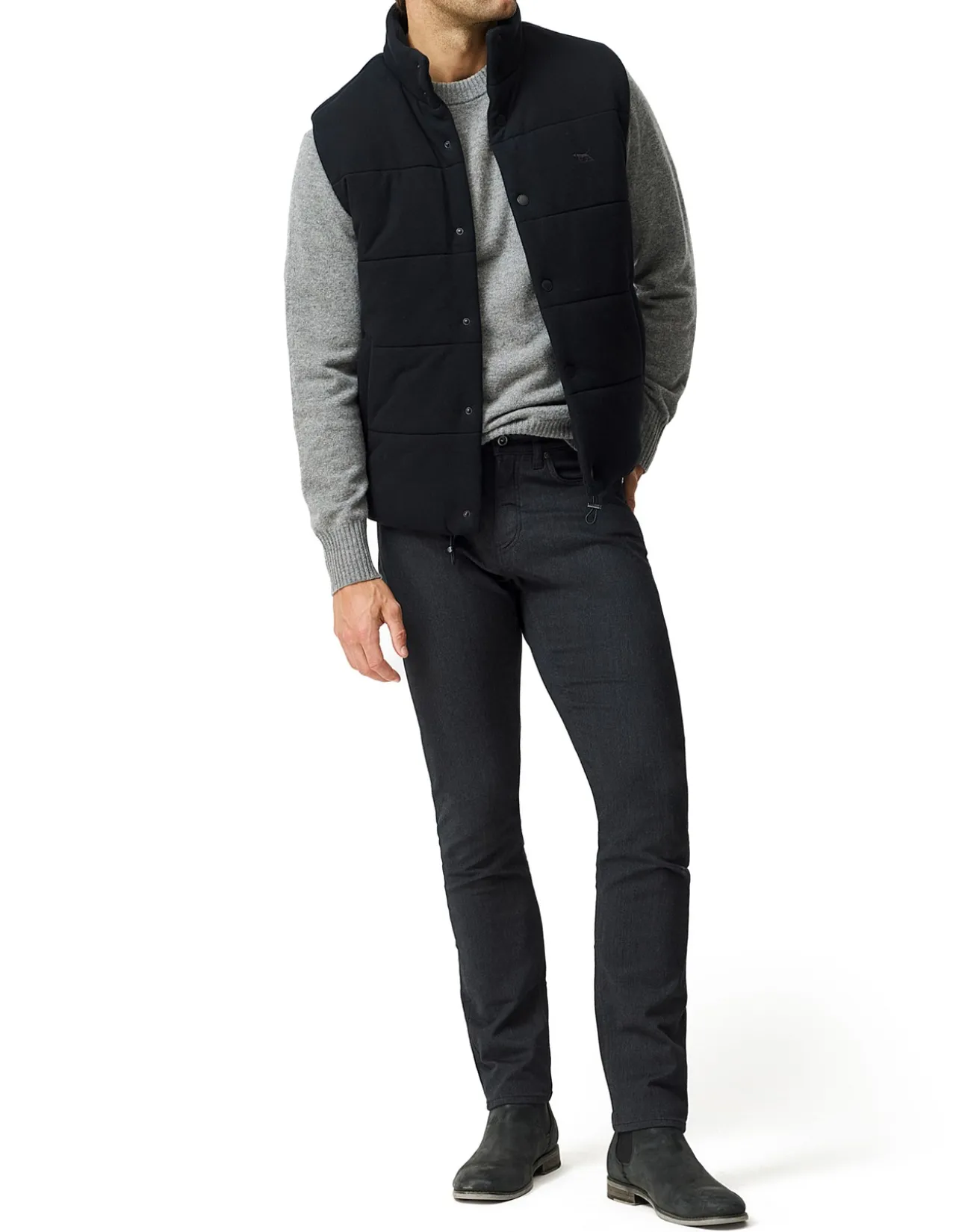 LAKE FERRY VEST - ONYX