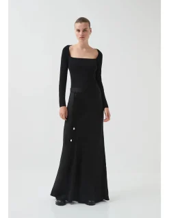 LANA BIAS MAXI SKIRT