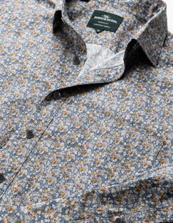 LANCASHIRE CREEK LONG SLEEVE SPORTS FIT SHIRT - BOTANICAL