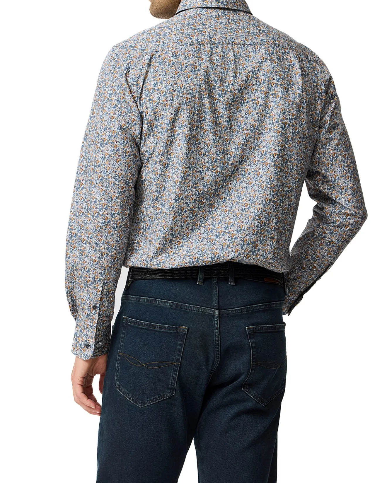 LANCASHIRE CREEK LONG SLEEVE SPORTS FIT SHIRT - BOTANICAL