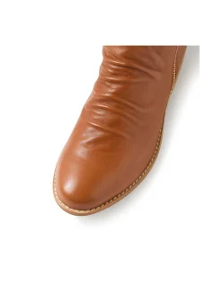 Lankin Twin Zip Low Heel Leather Ankle Boots